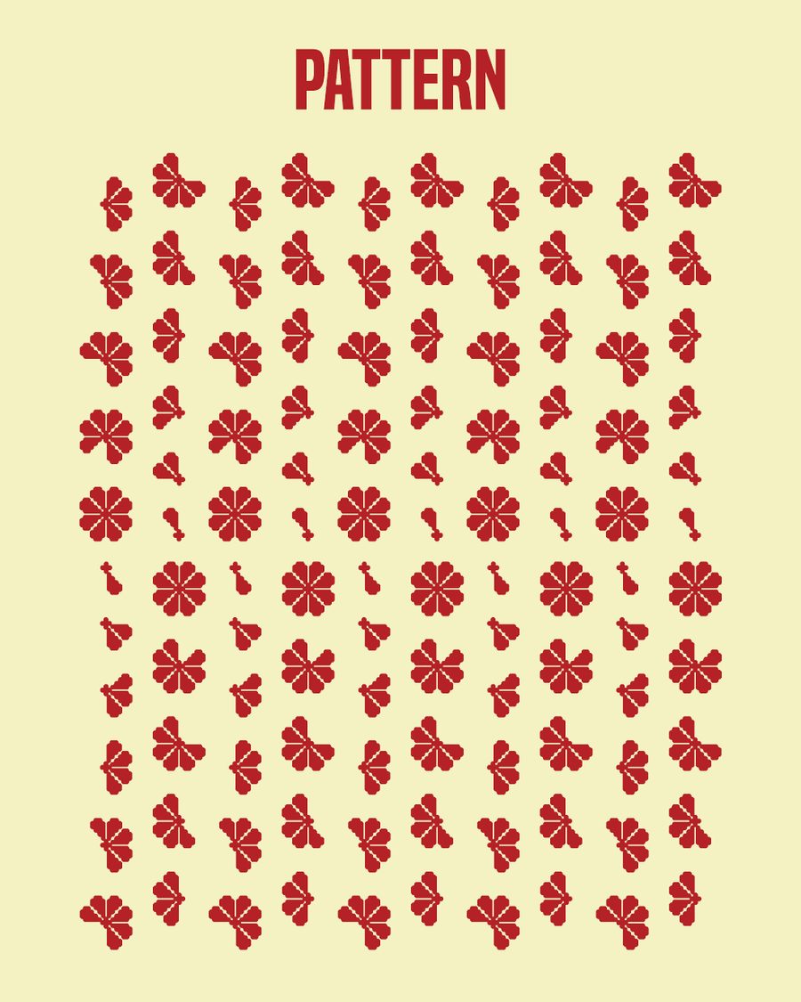 Affair Studios floral pattern sheet